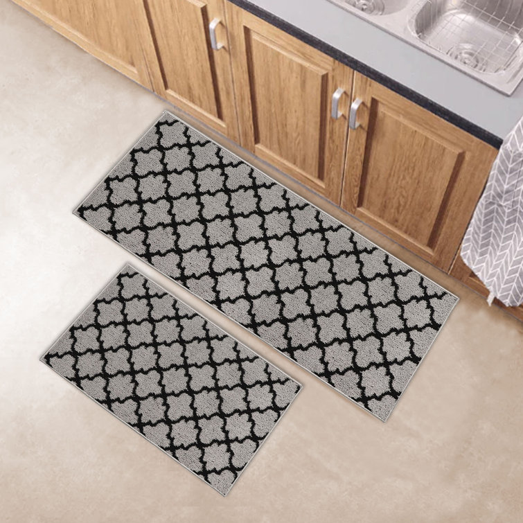 J&V Textiles Marrakesh Designer Chef Oil & Stain Resistant Anti-Fatigue Kitchen Floor Mat