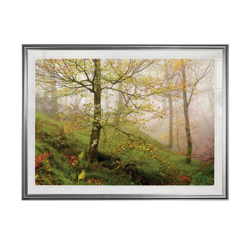«Spring or Fall», reproduction, H 20 po x l 24 po x P 1,5 po, Cadre argenté