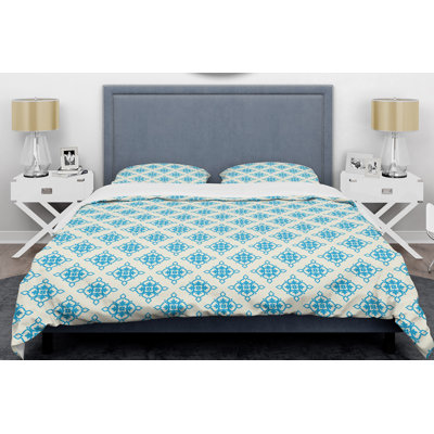 Ensemble de housse de couette de style mid-century rétro rétro