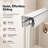 59" W x 56" H Double Sliding Semi Frameless Tub Door with Clear Glass-98154816