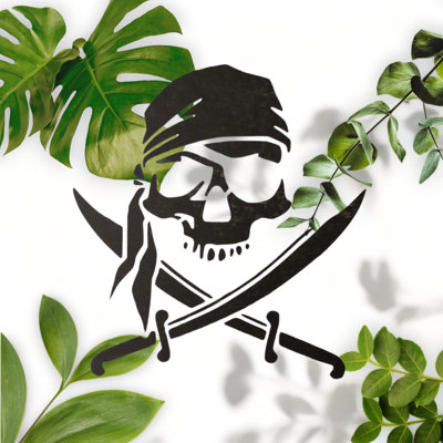 Durable Pirate Skull Patch Flag Bandana