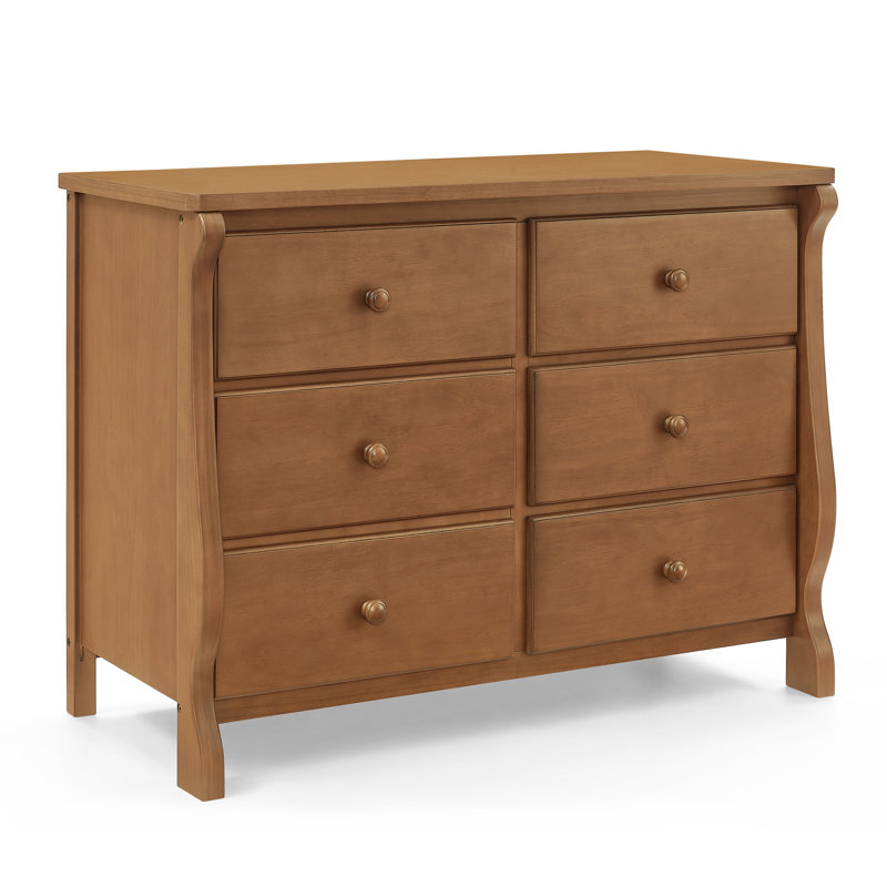 Universal 6-Drawer Double Dresser, Chestnut