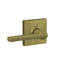Satin Brass Door Lever