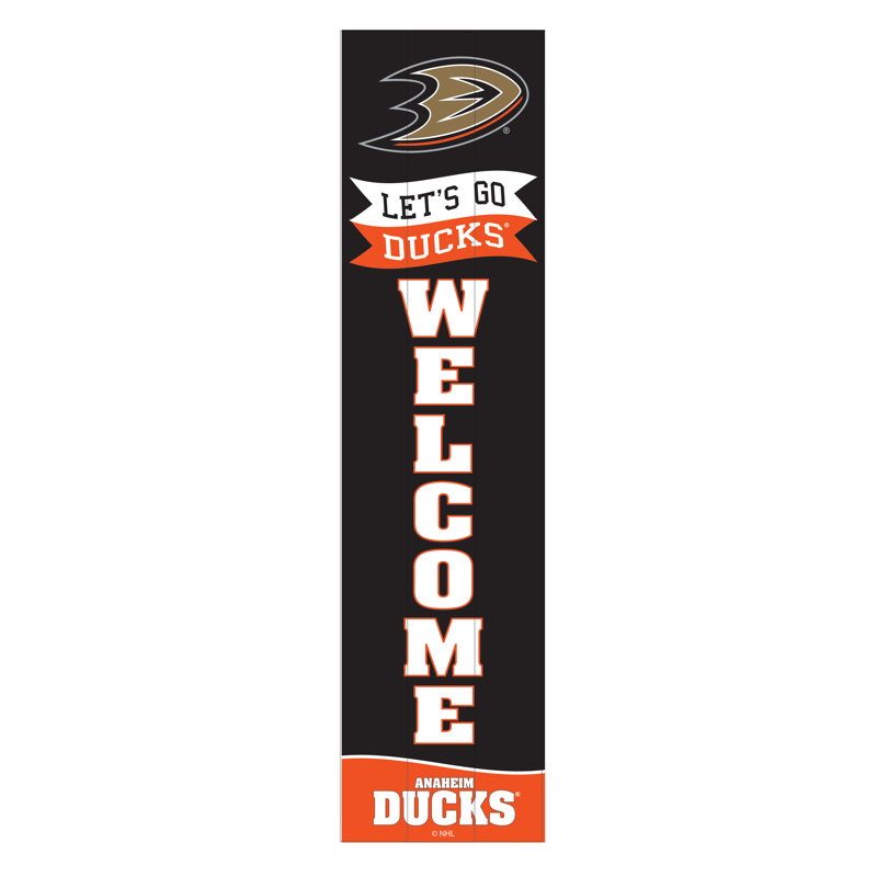 Enseigne murale 47 po NHL, NHL Anaheim Ducks