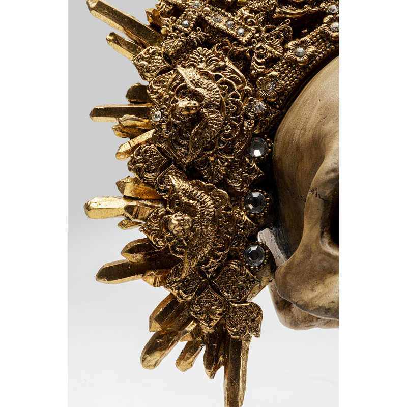 Decorative object King Skull