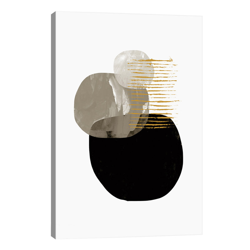 « minimal tone » par dan hobday-print, H 48 po x l 32 po x P 1,5 po, Toile tendue