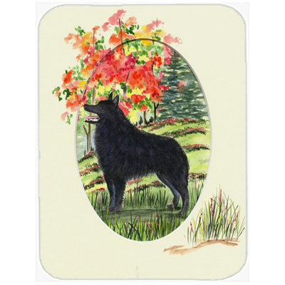 Caroline's Treasures Schipperke Glass Cutting Board