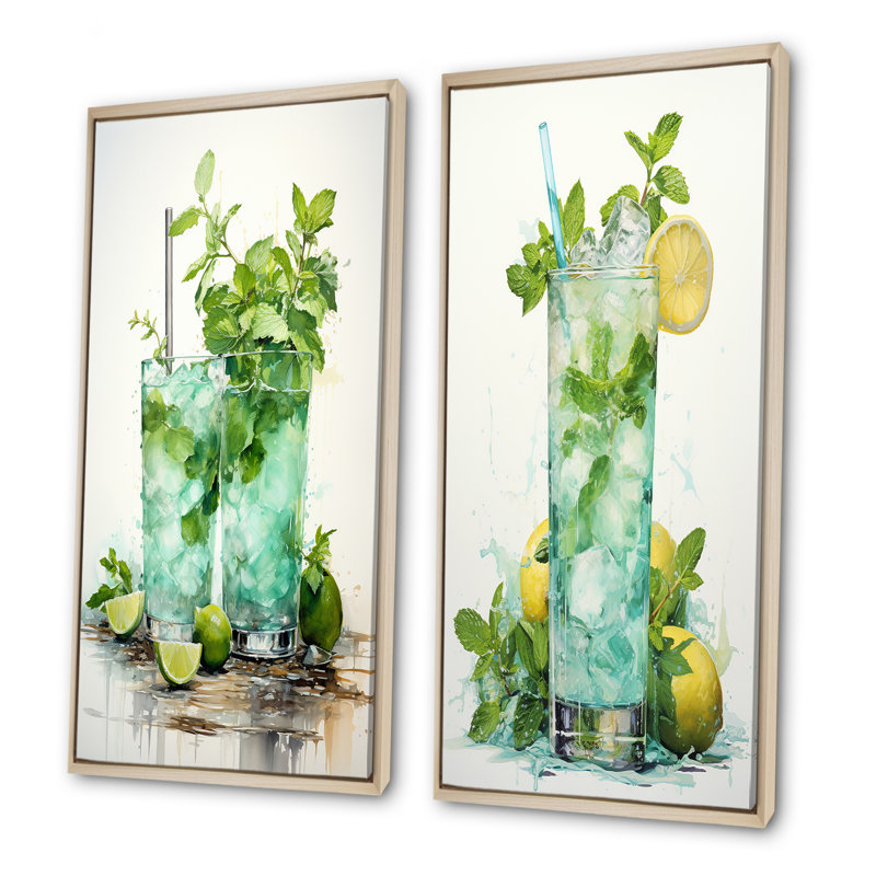Ensemble de salon Julep Jubilee Mojito, H 40 po x l 41 po, Encadrement brun