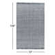 Viewcrest Handmade Recycled P.E.T Navy Indoor/Outdoor Rug