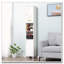 Armoire de rangement haute avec miroir