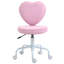 Chaise de bureau pivotante réglable en forme de cœur
