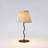 17'' Floral Table Lamp with Ditsy Shade for Bedroom-2138847080