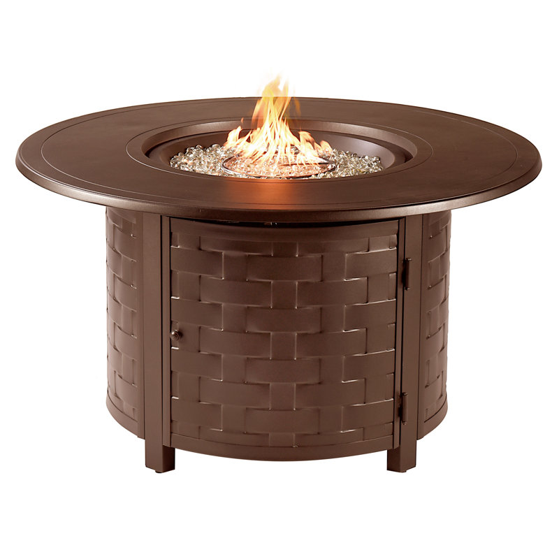 Foyer de table au propane en aluminium Avers, Brun
