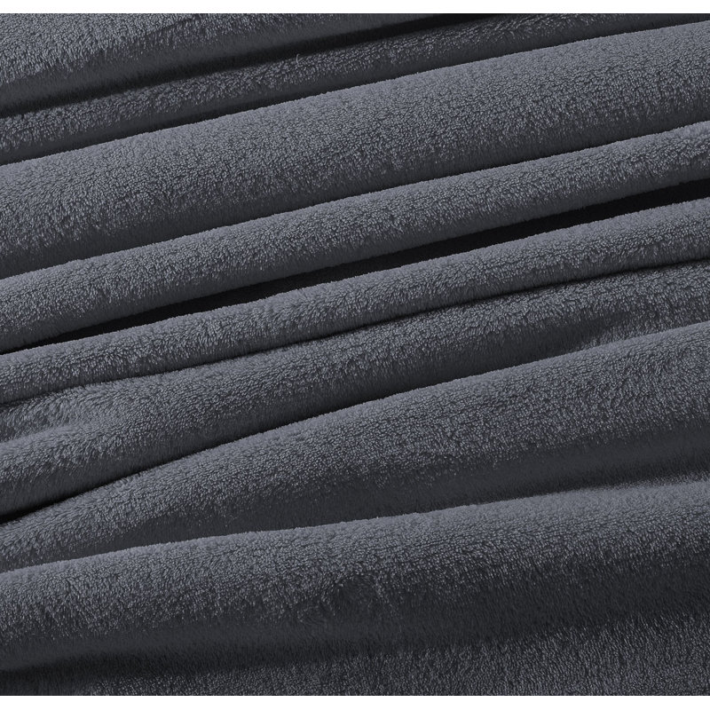 Couverture en soie Everman, Graphite, Simple