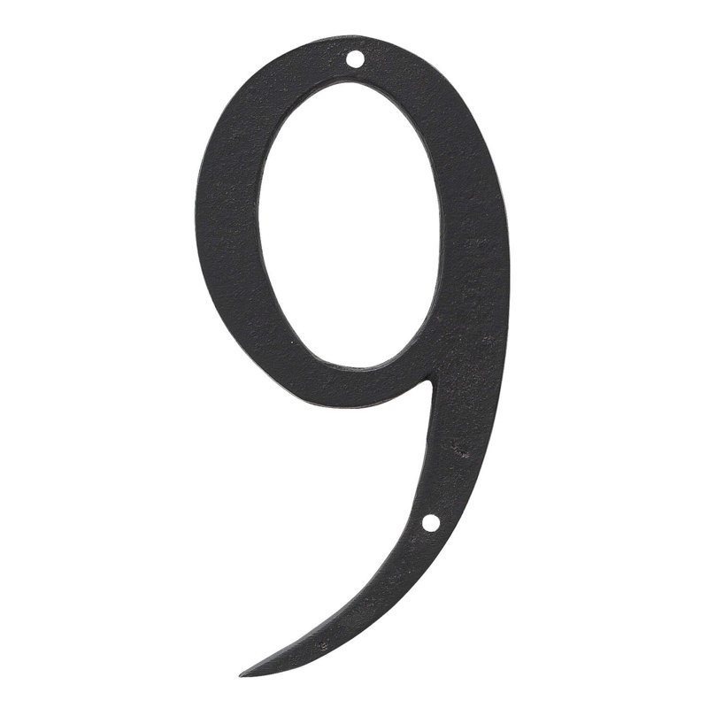 Numéro de maison classic, H 12 po x l 6 po, 9