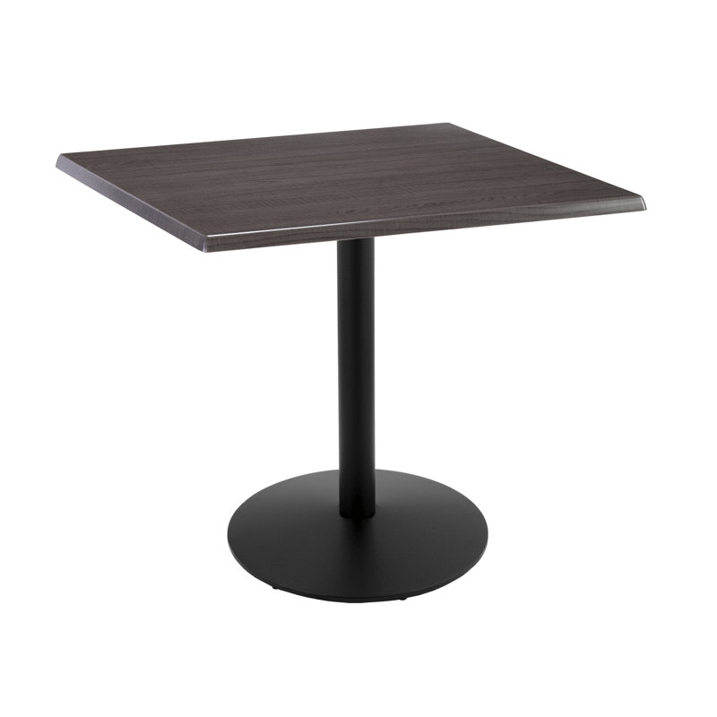 36" Tall, Indoor/Outdoor Table, Charcoal, 36" L x 36" W