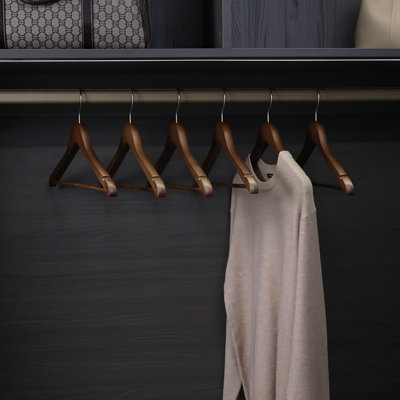 Cintres en bois Elite - Système de vêtements sans plis