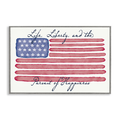 «All American Patriotic», estampe numérique encadrée par Darlene Seale