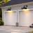 Straight Arm Outdoor Wall Light Set-1239212009