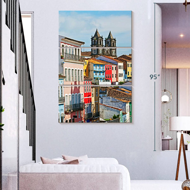 Masam Pelourinho, District de Salvador, H 74 po x l 48 po