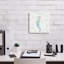 «Coastal Splash 3 One Seahorse» par Katie pertiet, art mural sur toile-1940554733