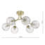 Giselle Glass Semi Flush Mount