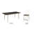 Oriana 6 - Person Four Leg Dining Set-1