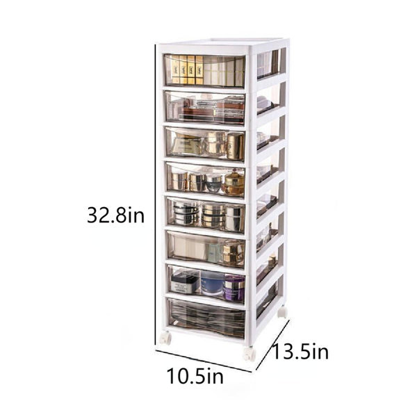 Inbox Zero Jayd Plastic Stackable Desk Organizer with Drawers