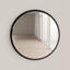 Angelica Solid Wood Flat Wall Mirror-33025897