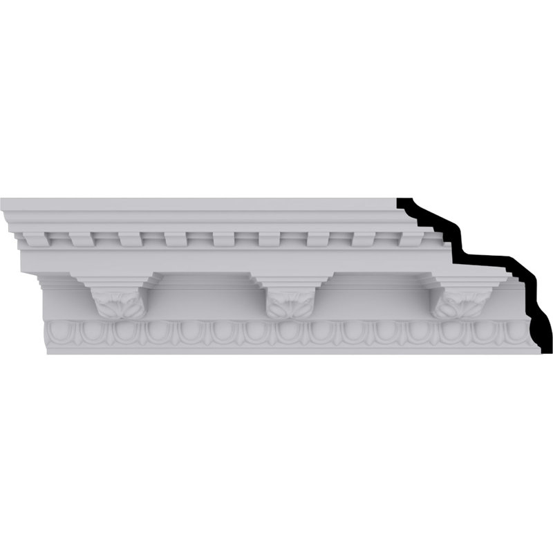 Stockport 94.5" White Polyurethane Crown Moulding