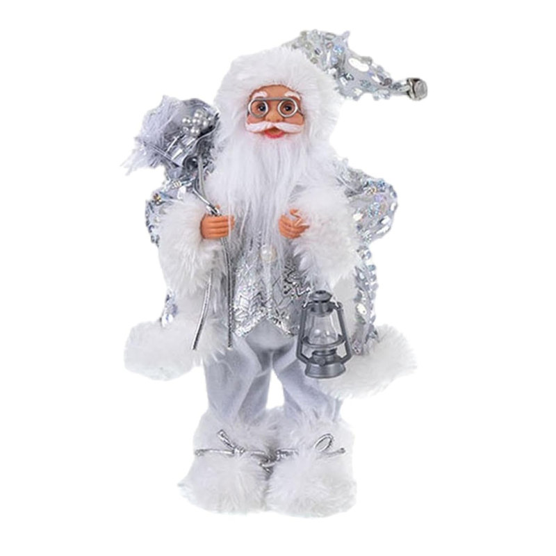 Lanterne de Noël de Noël, H 11,8 po x l 7,5 po x P 4 po