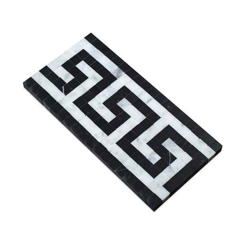 Blanc Carrara, Noir poli