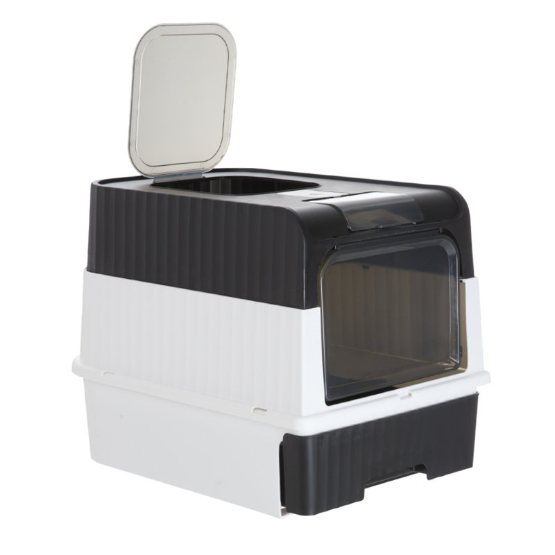 Ashwini PP Enclosed Litter Box with Scoop