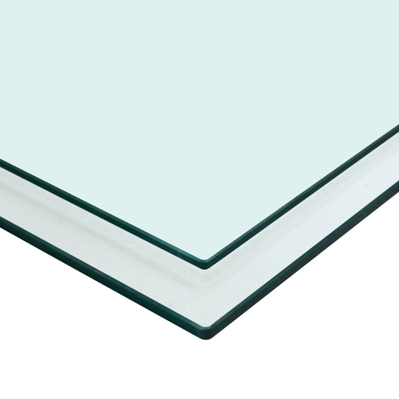 Le plateau de table rectangulaire en verre trempé de 47,2 x 23,6 po, plus résistant que la normale de 3/8 po d'épaisseur et de 23,6 po de largeur, ajoute du style à votre espace
