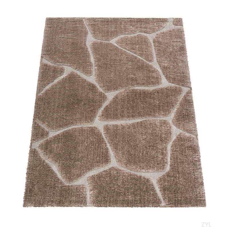 Tapis en polyester recyclé, Rectangle 5 pi 3 po x 7 pi 6 po