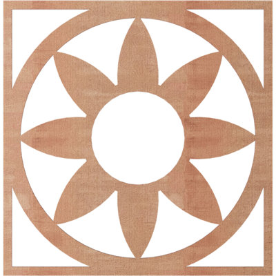 Médaillon de plafond en bois Blume