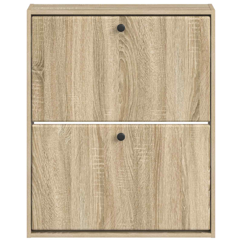 Shoe Storage, Sonoma Oak, 86 cm H x 71 cm W x 17 cm D
