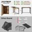  Bureau pliable de 40 po - brun, sans assemblage-686530302