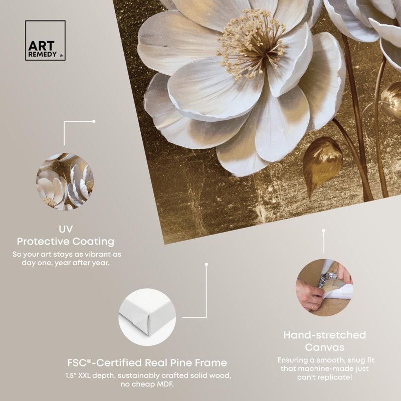 "In Bloom", reproduction d'art sur toile par Art Remedy, H 16 po x l 20 po, Toile tendue avec châssis