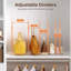 Organisateur de sac à main pour garde-robe, support de rangement pour sac à main transparent réglable, organisateur de sac à main en acrylique pour organisation de garde-robe, diviseur de tablette, parfait pour la chambre à coucher, le salon, la mais