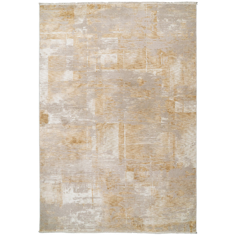 Abstract Indoor Rug, Rectangle 6'7" x 9'10"