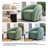Aunna Upholstered Swivel Barrel Chair-753683455