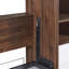 Lit escamotable double pleine grandeur avec armoire-33889708