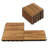 12'' L x 12'' W x 1.0"H Wood Interlocking Deck Tile-91457506