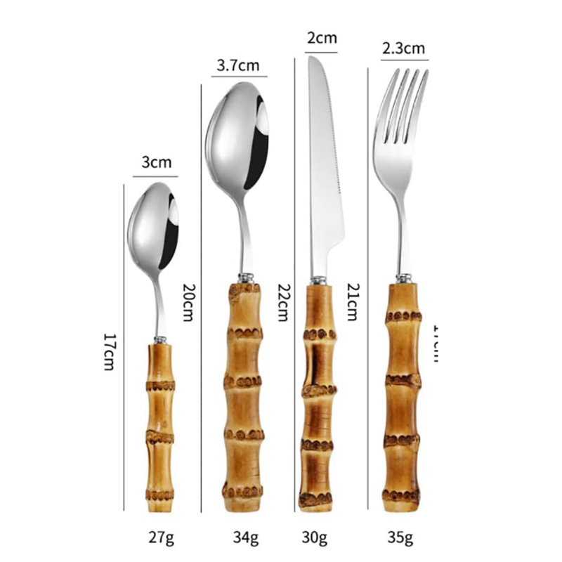 Bay Isle Home™ Schlemmer Stainless Steel Flatware Set - Service for 5