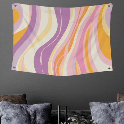 Wave Wall Tapestry -  Abstract Wall Decor