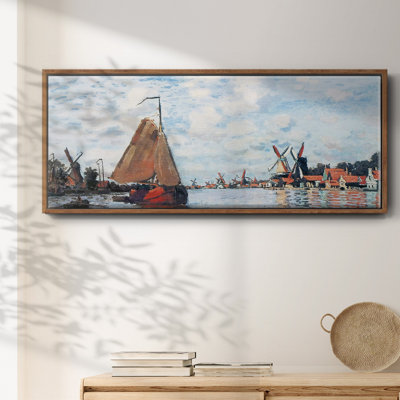 Zaan at Zaandam, 1871 01- Framed Canvas