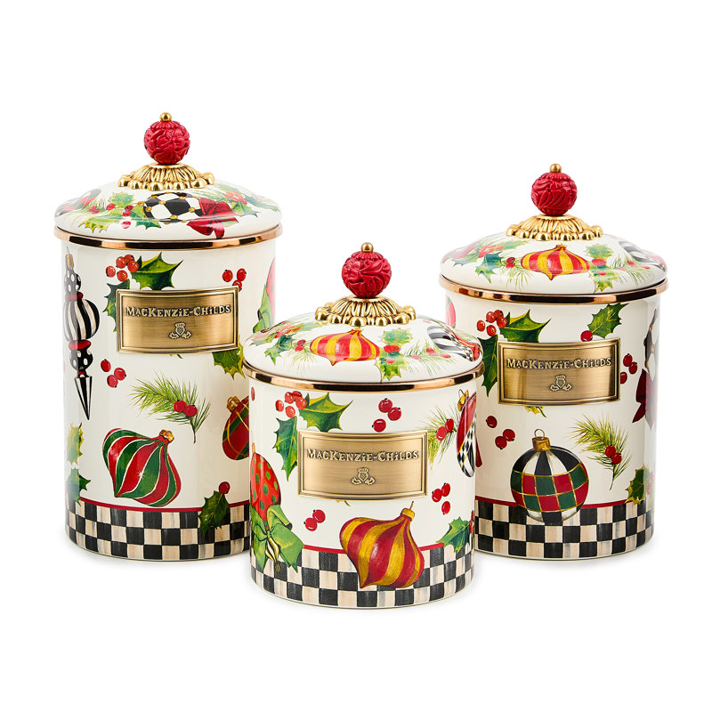 Deck the Halls Canister, 64 oz
