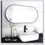 Cadre de salle de bain en aluminium noir