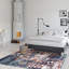 Tapis bleu marocain rétro-696478520